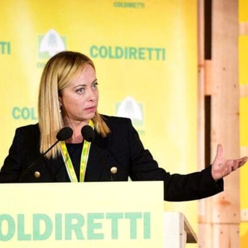 L’invito di Giorgia Meloni ospite della Coldiretti, RIPARTIRE  DAI CORPI INTERMEDI